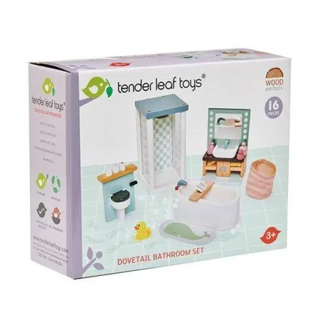 tender leaf toys Badezimmer für Puppenhaus - 1