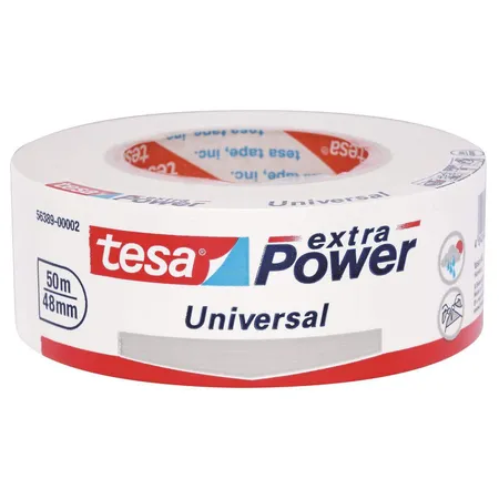 tesa Klebeband Extra Power Universal weiß 50m x 50mm duo shop de