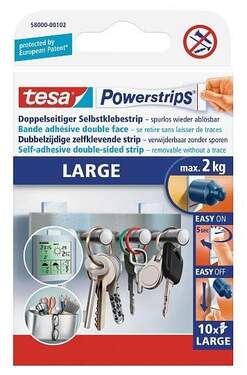 tesa Powerstrips Large, 15 Stück - 0
