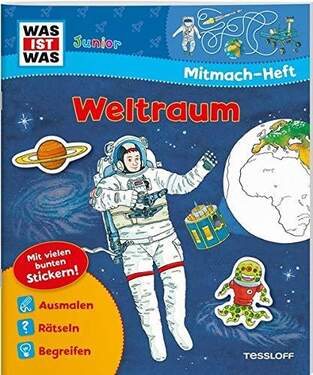 Tessloff WAS IST WAS Junior - Mitmach-Heft Weltraum - 0