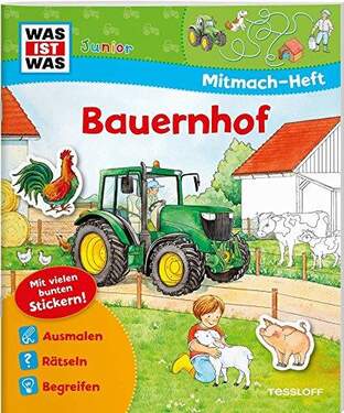 Tessloff WAS IST WAS? Junior Mitmach-Heft Bauernhof - 0
