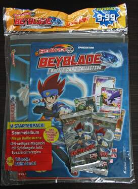 Top Media Beyblade Tradingcard Starterpack, 5-teilig - 0