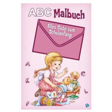 Trötsch ABC-Malbuch mit Geldtasche, sortiert - 0