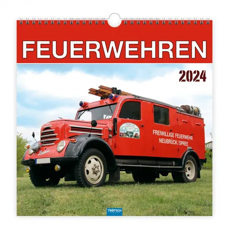 Trötsch Technikkalender Feuerwehren 2024 - 0