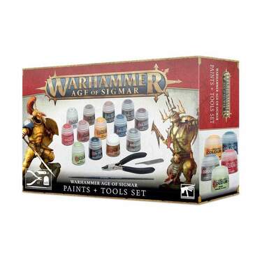 Warhammer: Age of Sigmar - Paints + Tools Set - 0
