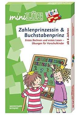 Westermann miniLÜK-Set 1. Klasse - Mathematik, Deutsch: Zahlenprinzessin & Buchstabenprinz