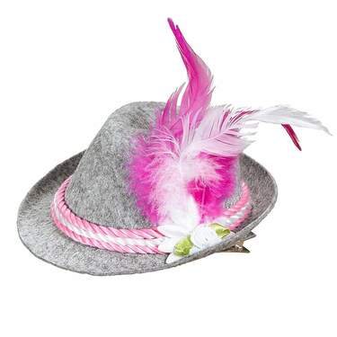 WIDMANN Mini-Krone Mit Haarband – Glänzend, Rosa, Perfekt Für Kostüme & Kinderpartys