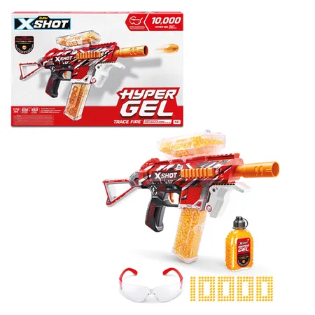 Zuru - X-Shot - Hyper Gel-Blaster Trace Fire mit 10.000 Gelkugeln - 0