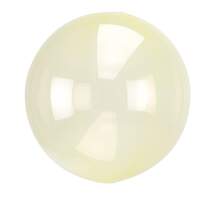 amscan Befüllbarer Folienballon Clearz Crystal, gelb - 0