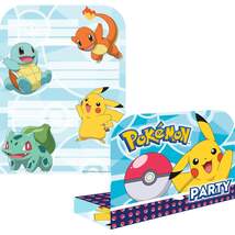 Produktbild amscan Einladungen Pokemon mit Umschlag 8 Stück