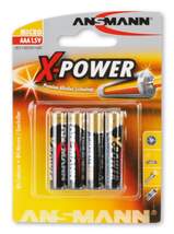 Ansmann Alkaline Batterie X-Power Micro AAA, 4 Stück - 0