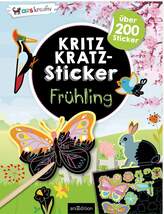 ars Edition ars kreativ Kritzkratz Sticker Frühling - 0