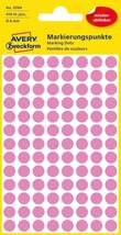 Produktbild Avery Zweckform 3594 Markierungspunkte Ø 8 mm, 4 Bogen/416 Etiketten, pink
