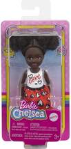 Barbie Chelsea Doll / Puppe schwarze Haare und "Love" T-Shirt - 2