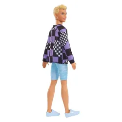 Barbie Ken Fashionistas Puppe im karierten Pullover - 2