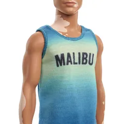 Barbie Ken Fashionistas Puppe im „Malibu“-Tanktop, Vitiligo - 3