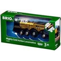 Produktbild BRIO Goldene Batterielok mit Licht und Sound
