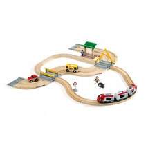 Produktbild BRIO Straßen und Schienen Reisezug Set