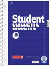 Produktbild BRUNNEN Collegeblock Student A4, 80 Blatt, gelocht, Lineatur 27