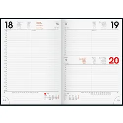 BRUNNEN Tageskalender Buchkalender Modell 795, 2024, Blattgröße 14,5 x 20,6 cm - 1