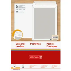 Produktbild BRUNNEN Versandtasche B5 weiß Pappr.