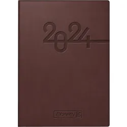 Produktbild BRUNNEN Wochenkalender Taschenkalender, Modell 731, braun, 2024 Blattgröße 10 x 14 cm