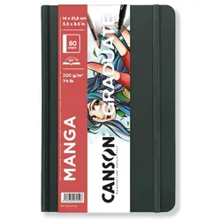 Produktbild Canson Skizzenbuch Manga A5, 40 Blatt, 200g