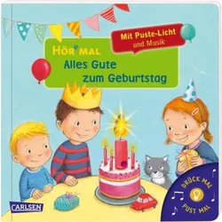 Produktbild Carlsen Verlag Hör mal (Soundbuch): Mach mit - Pust aus: Alles Gute zum Geburtstag
