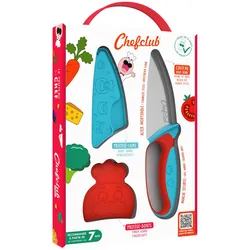 Produktbild Chefclub Messer für Kinder Blau & Rot