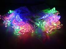 Produktbild China Trading LED-Lichterkette "Reh" mit 30 farbigen LED's / für innen