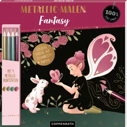Coppenrath Verlag Metallic-Malen Fantasy (m. Metallic-Buntstiften) - 100% s.g. - 0
