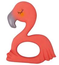 Produktbild Die Spiegelburg Beißring aus Naturkautschuk Flamingo Frieda