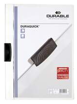 Durable 2270 Duraquick Klemmappe, weiß, A4, 1-20 Blatt - 0