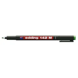 edding 142 Folienschreiber für OHP, M, grün , permanent, 1mm - 0