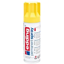Produktbild edding 5200 Permanent Spray Premium-Acryllack, seidenmatt, 200ml, verkehrsgelb