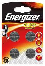 Produktbild Energizer Knopfzellen Lithium Batterien CR 2025, 4 Stück