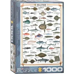 Eurographics Puzzle - Seefische, 1000 Teile - 0