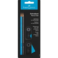 Produktbild Faber-Castell Bleistiftset Sparkle, blau/schwarz