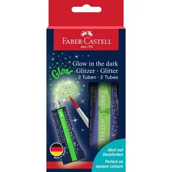Produktbild Faber-Castell Glitzer Glow in the dark 2 x 12 ml