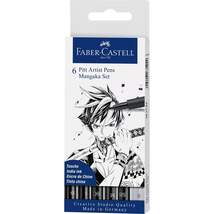 Produktbild Faber-Castell Pitt Artist Pen Tuschezeichner, 6er Etui, Mangaka