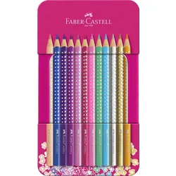Produktbild Faber-Castell Sparkle Buntstifte Metalletui mit 12 Sparkle Buntstiften
