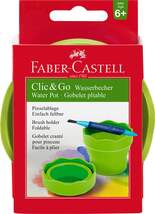 Faber-Castell Wasserbecher CLIC & GO, hellgrün - 0