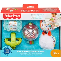 Fisher-Price Fünf Sinne Bälle, Sensorik-Spielzeug - 0