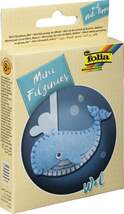 Produktbild Folia Filz Nähset für Kinder Mini Filzinie, Anhänger Wal, 9 teilig