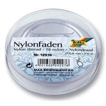 Produktbild Folia Nylonfaden auf Spule, transparent, ca. 0,16 mm x 100 m, Tragkraft 0,85 kg