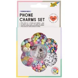 Produktbild Folia Perlen-Set Phone Charms Rainbow Smile, 349 Teile