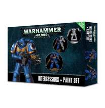 Produktbild Games Workshop Warhammer 40.000 Intercessors & Paint Set