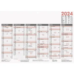Produktbild Glocken Tischkalender "Tafelkalender", 2024, DIN A4 quer