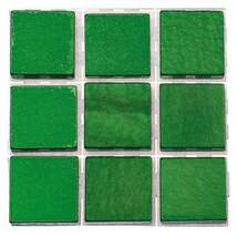 Produktbild Glorex Poly-Mosaic, 10 x 10mm, dunkelgrün, 63 Stück