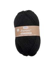 Produktbild Glorex Premium Wolle aus 100 % Acryl, 50 g, ca. 140 m, schwarz